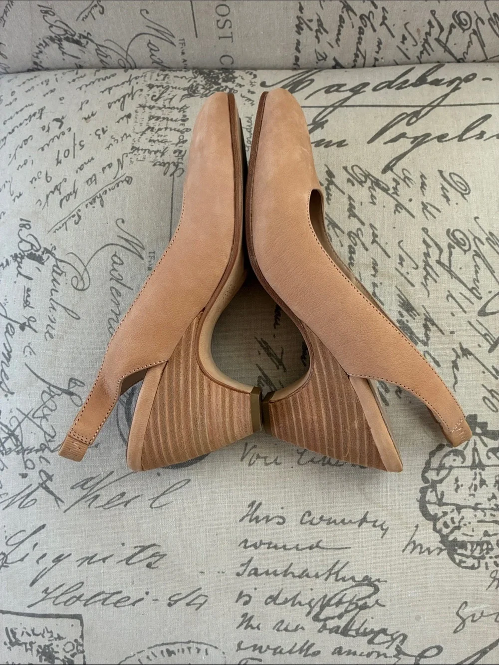Eileen Fisher Milla Slingback sandals  Nubuck Leather NWOT